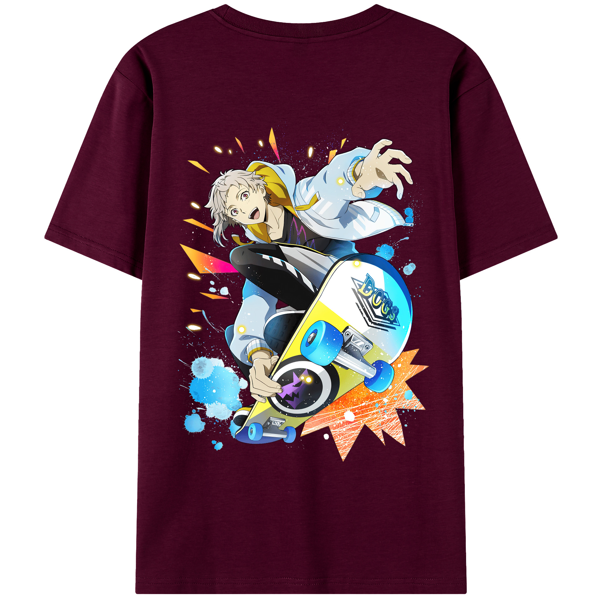 （画像用） 文豪ストレイドッグス Bungo Stray Dogs レディース半袖Tシャツ(バックプリント)